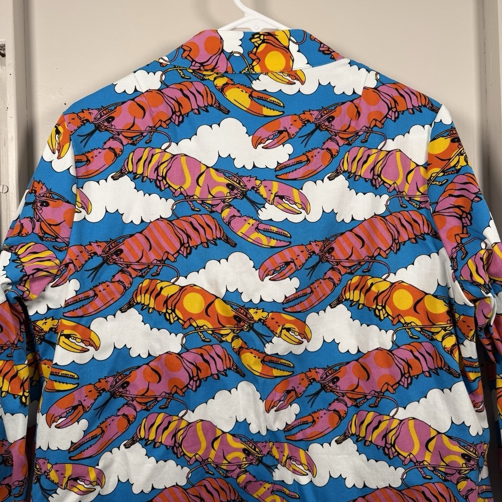Nooworks Chore Coat Krista Perry‎ Lobster Dream Size XL NWT Neon Whimsy Zipper - Picture 7 of 15